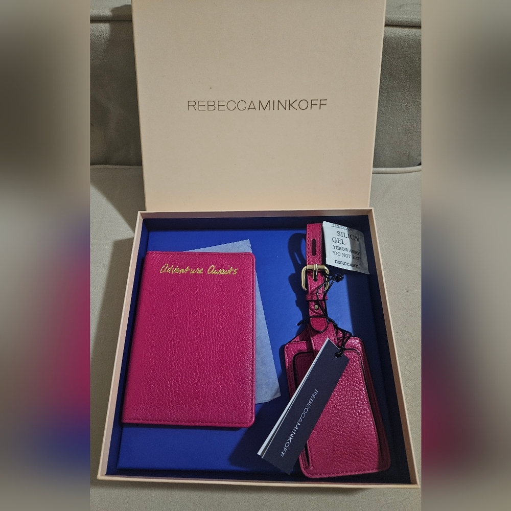 Rebecca Minkoff Fuchsia Travel Set